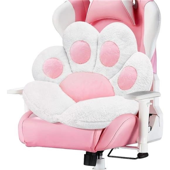 Cat Paw Cushion Chair Comfy Kawaii Chair Plush Seat Cushions Shape Lazy Pillow - Picture 1 of 6